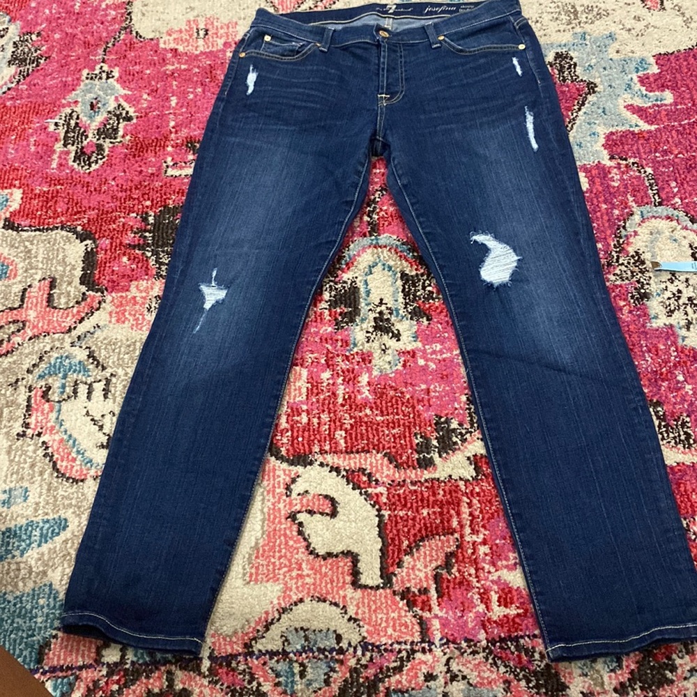 Fall season is coming! 7 for all mankind Josefina skinny boyfriend jeans SZ 29